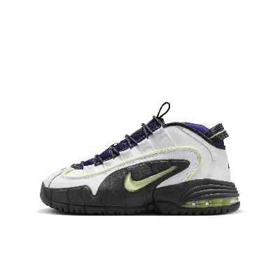 Shop Nike Air Max Penny Big Kids' Shoes In White