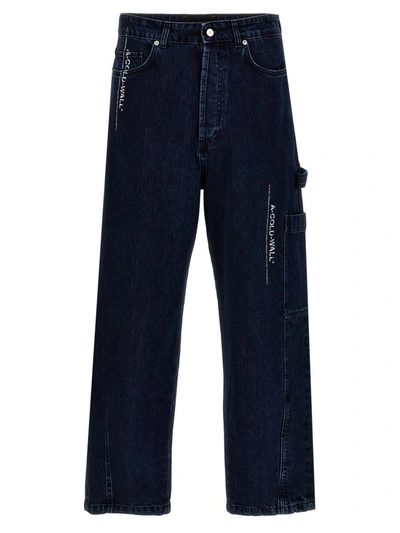 Shop A-cold-wall* 'discourse' Jeans In Blue