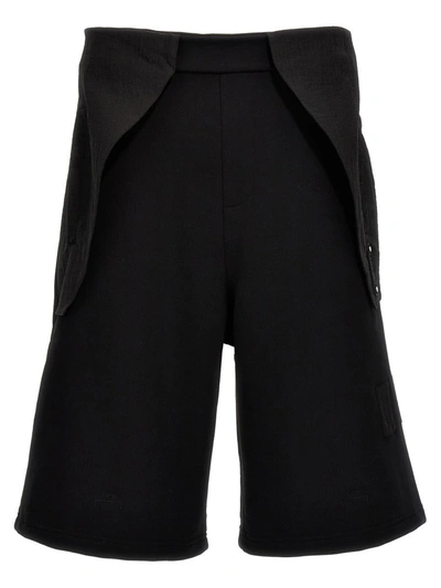 A-cold-wall* A Cold Wall* 'overlay Cargo' Bermuda Shorts In Black