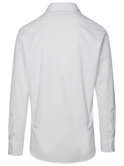 Shop Brian Dales White Recycled Nylon Blend Shirt