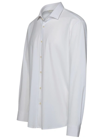 Shop Brian Dales White Recycled Nylon Blend Shirt
