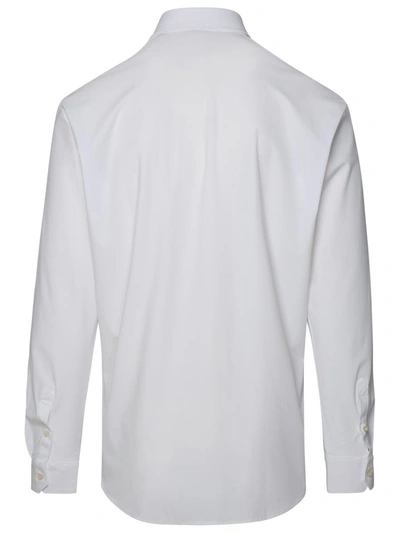 Shop Brian Dales White Recycled Nylon Blend Shirt