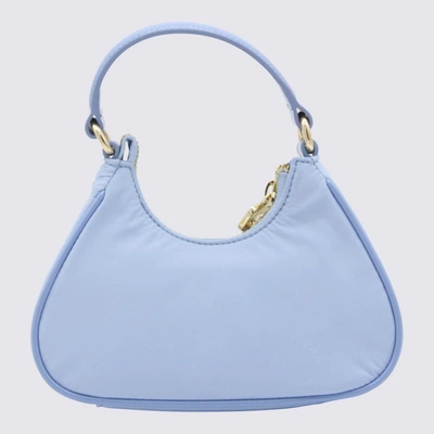 Shop Chiara Ferragni Blue Top Handle Bag In Blue Heron