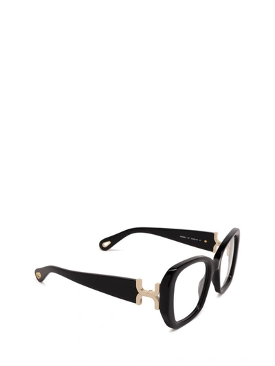 Shop Chloé Eyeglasses In Black