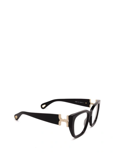 Shop Chloé Eyeglasses In Black