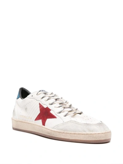 Shop Golden Goose Ball Star Sneakers Shoes In White