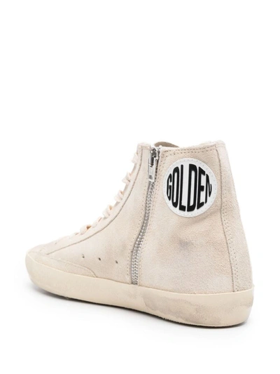 Shop Golden Goose Francy Sneakers Shoes In White