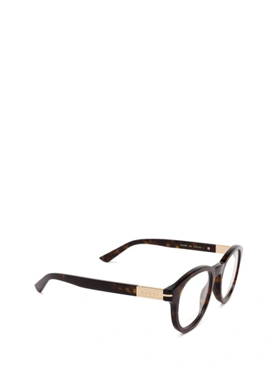 Shop Gucci Eyewear Eyeglasses In Havana