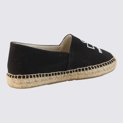Shop Isabel Marant Black And Beige Canvas Canae Espadrilles Shoes