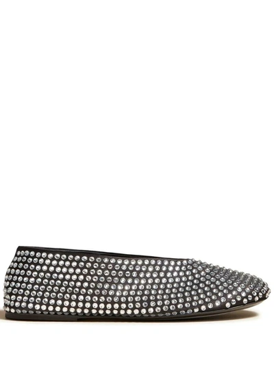 Shop Khaite Marcy Flat Shoes In Grey