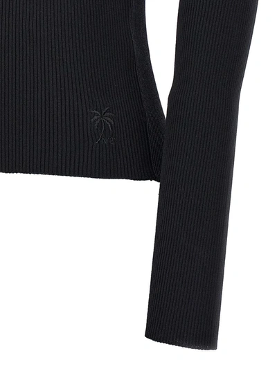 Shop N°21 Ribbed Cardigan In Black