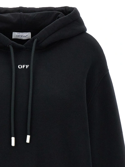 Shop Off-white 'diag Embr' Hoodie In Black