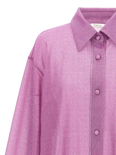 Shop Oseree Oséree 'lumiere' Shirt In Purple