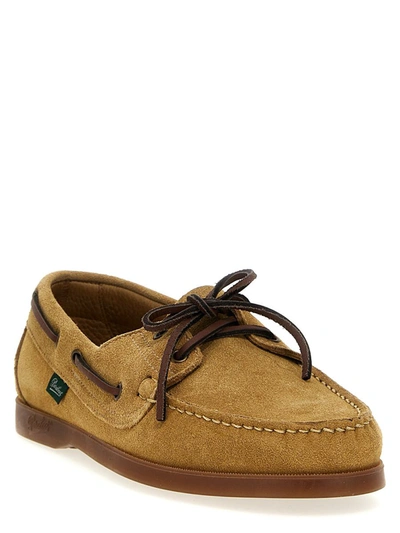 Shop Paraboot 'barth' Loafers In Beige