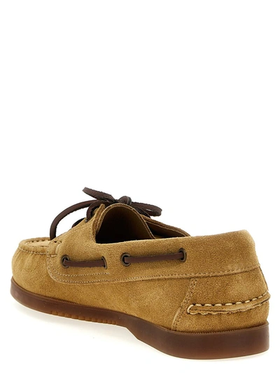Shop Paraboot 'barth' Loafers In Beige
