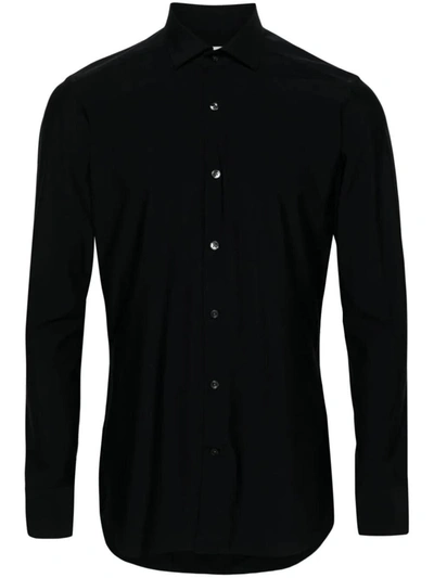 Shop Tintoria Mattei Bi Stretch Shirt Clothing In Black