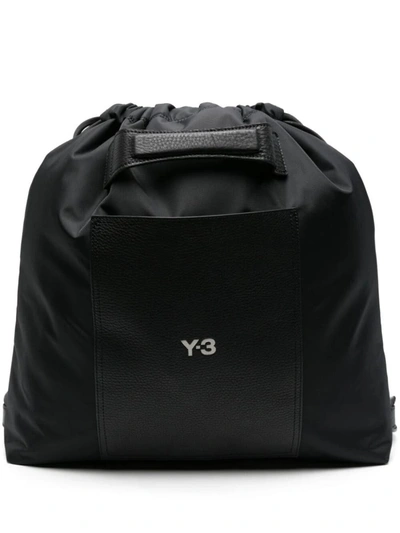 Shop Y-3 Adidas  Lux Gym Bag Bags In Black