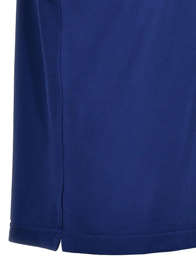 Shop Zanone Ice Cotton Polo Shirt In Blue