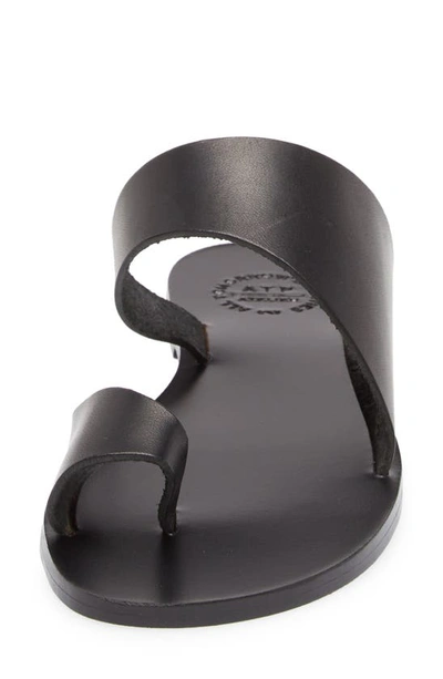 Shop Atp Atelier Centola Slide Sandal In Black