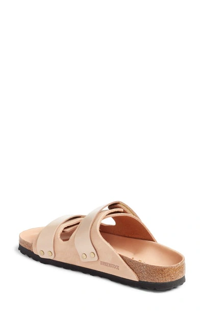 Shop Birkenstock Uji High Shine Slide Sandal In Nude