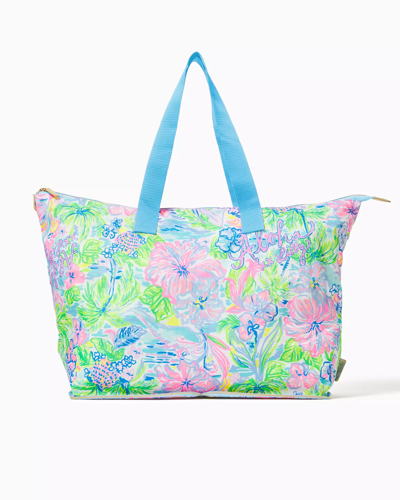 Shop Lilly Pulitzer Getaway Packable Tote In Multi Lilly Loves Hawaii