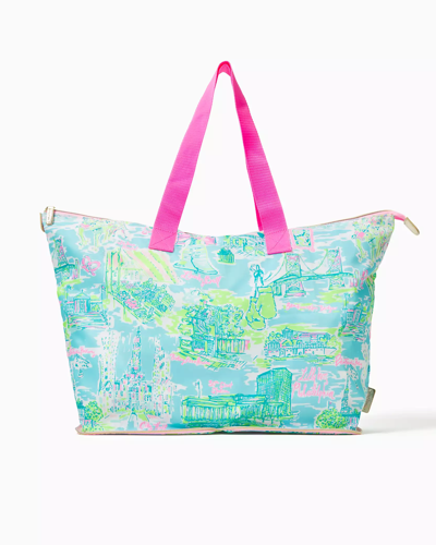 Shop Lilly Pulitzer Getaway Packable Tote In Multi Lilly Loves Philly