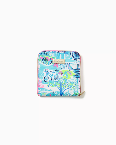 Lilly Pulitzer Getaway Packable Tote In Whisper Blue Lilly Loves Nantucket