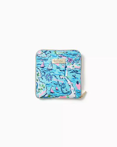 Lilly Pulitzer Getaway Packable Tote In Bali Blue Lilly Loves Cape Cod