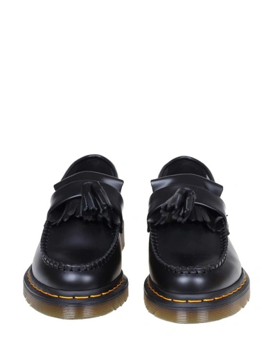 Shop Dr. Martens' Black Leather Brushed Calfskin Loafer
