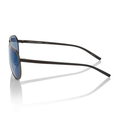 Shop Porsche Design Sunglasses In Black Matte