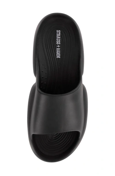 Shop Strauss And Ramm Mia Puff Slide Sandal In Black