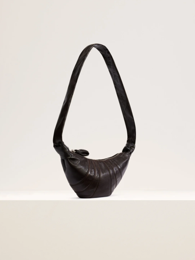 Shop Lemaire Small Croissant Nappa Leather Bag