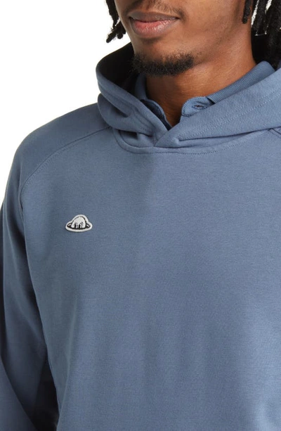 Radmor Higgins Stretch Organic Cotton Hoodie In Blue