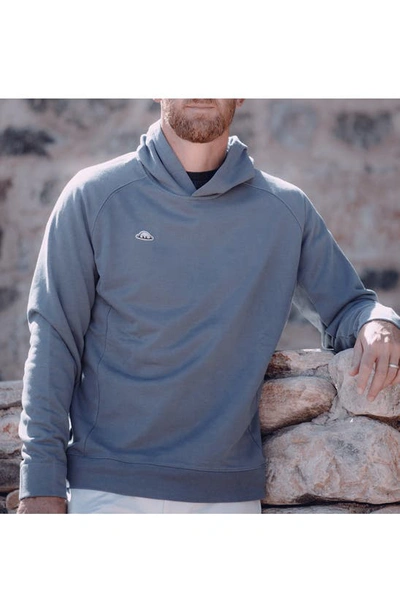 Radmor Higgins Stretch Organic Cotton Hoodie In Blue