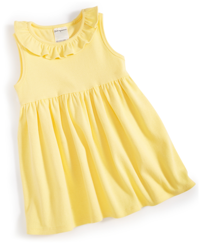 Shop First Impressions Baby Girls Ribbed Knit Dress, Created For Macy's In Snapdragon