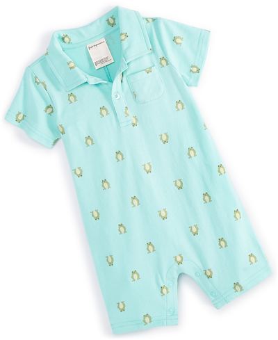 Shop First Impressions Baby Boys Jump Frog-print Sunsuit, Created For Macy's In Garden Party