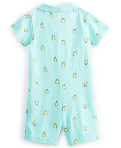 Shop First Impressions Baby Boys Jump Frog-print Sunsuit, Created For Macy's In Garden Party