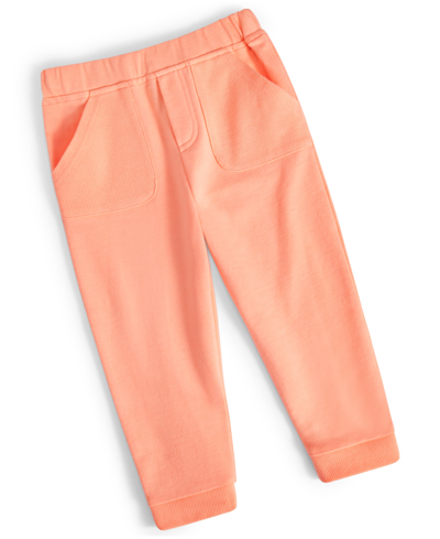 Shop First Impressions Baby Solid Pants, Created For Macy's In Peach Pear