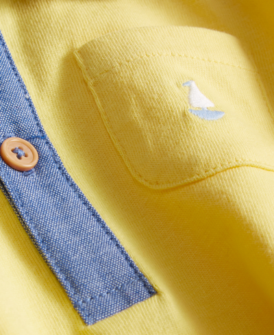 First Impressions Baby Boys Embroidered Boat Sunsuit, Created For Macy's In Snapdragon