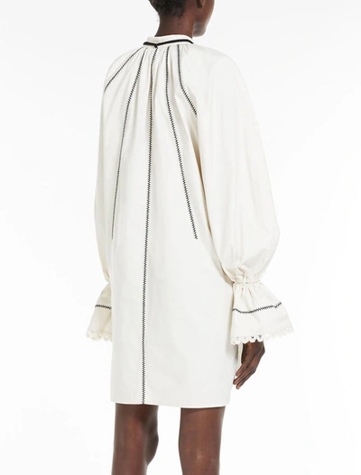 Shop Max Mara Dresses In Bianco Avorio