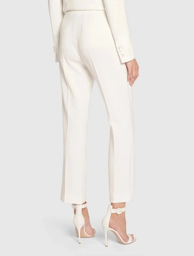 Shop Max Mara Trousers White