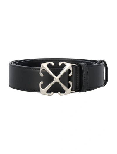 Shop Off-white Arrow Belt In Black