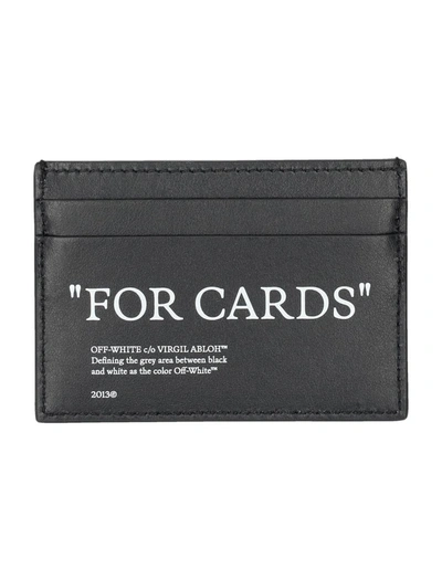 Shop Off-white X-ray Cardholder In Black