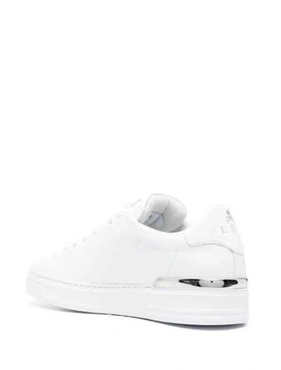 Shop Philipp Plein Flat Shoes White