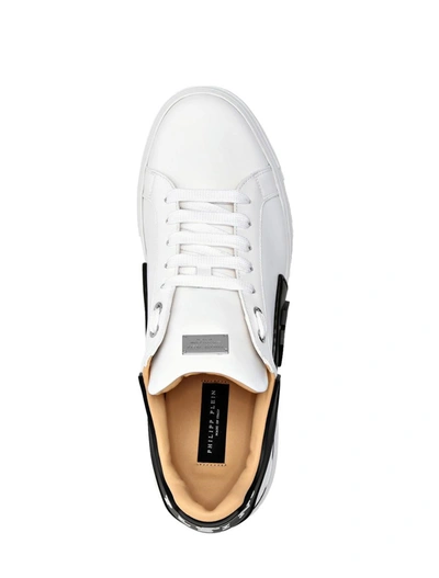 Shop Philipp Plein Flat Shoes White