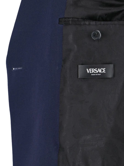 Shop Versace Jackets In Blue