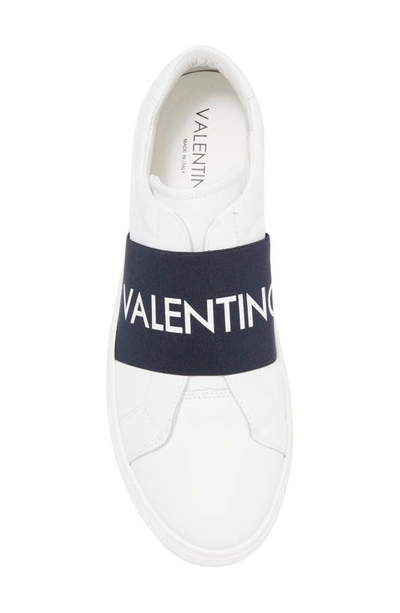 Shop Valentino By Mario Valentino Zeus Sneaker In White Blue