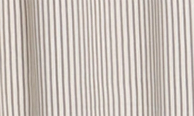Shop Melrose And Market Paperbag Utility Pants In Ivory- Grey Roa Stripe