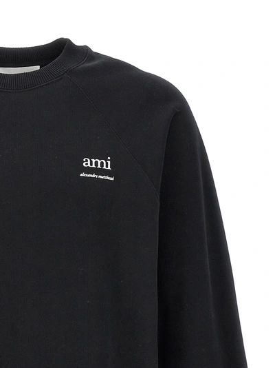 Shop Ami Alexandre Mattiussi Ami Sweatshirt Black