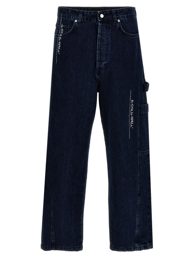 Shop A-cold-wall* Discourse Jeans In Blue